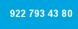 922 793 43 80 922 793 43 80